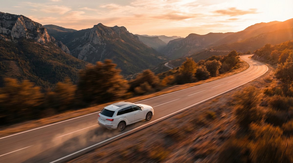 强上 SUV山路驾驶视频